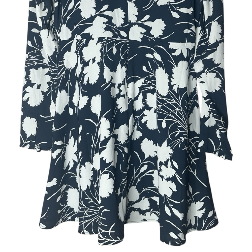 Aritzia Wilfred Lola Crepe Satin Mockneck Mini Dress Size 4 - Picture 11 of 15